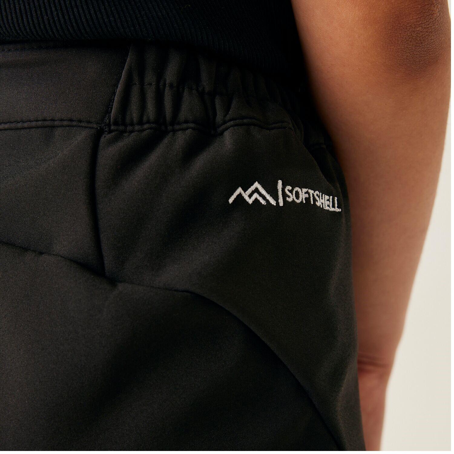 Pantaloni Escursionismo Bambino Softshell 3/7