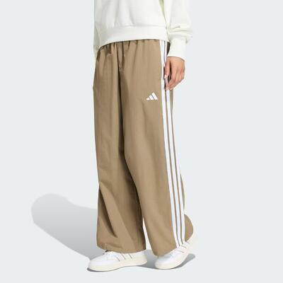 Iconic woven wide leg trainingsbroek