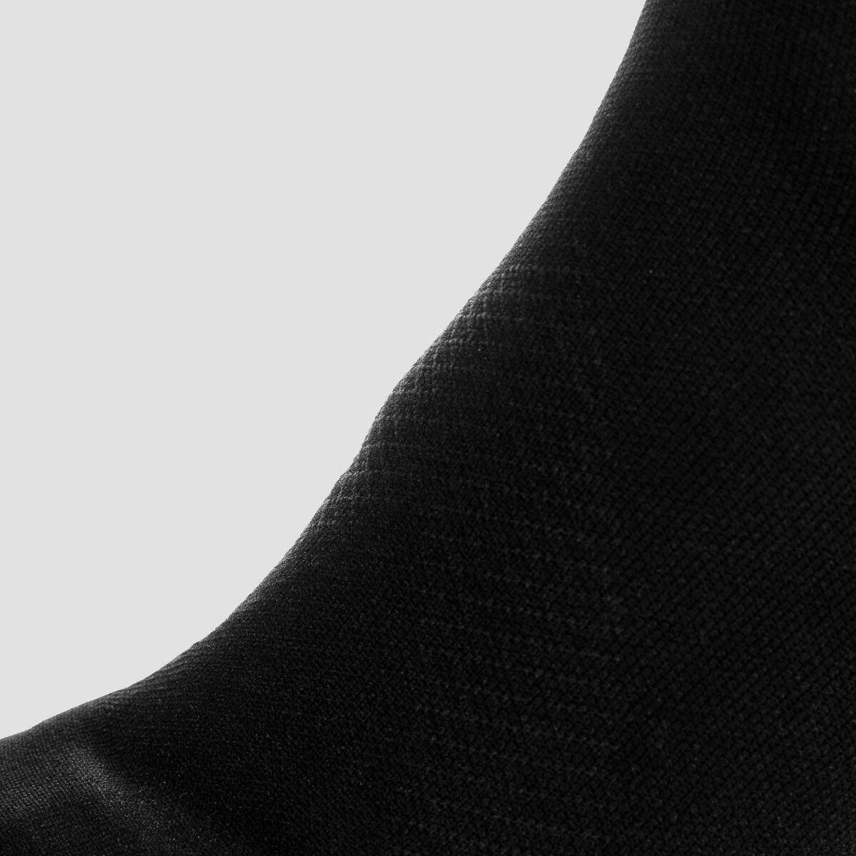 Unisex corsa calze a compressione ad asciugatura rapida nere 3/4