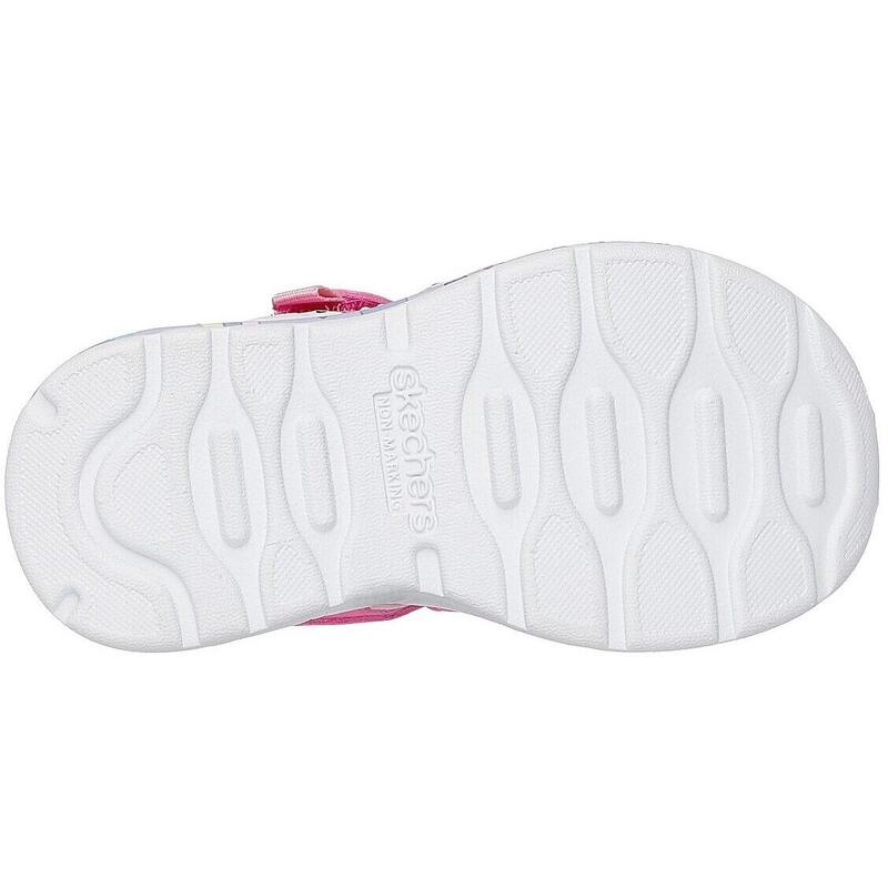 Sandale copii Skechers Play Scene Splash - Cute Crew, Roz