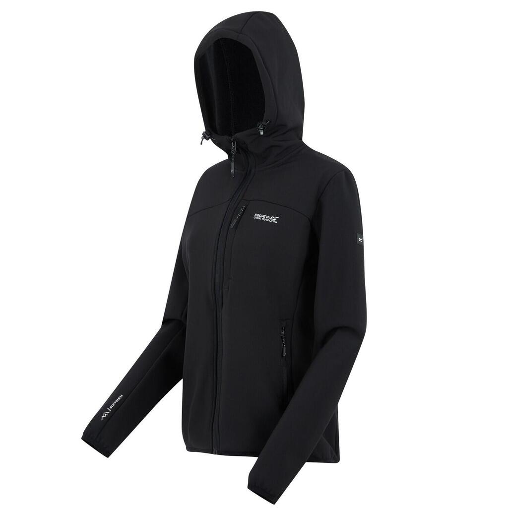 Womens Ossek Hooded Waterproof Windproof Softshell Jacket
