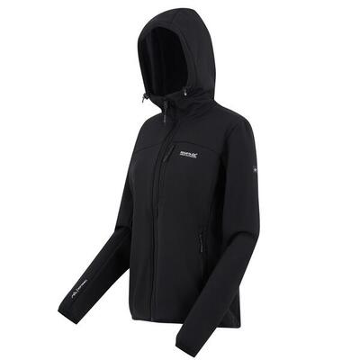 Giacca softshell da donna Ossek con cappuccio resistente all'acqua e antivento