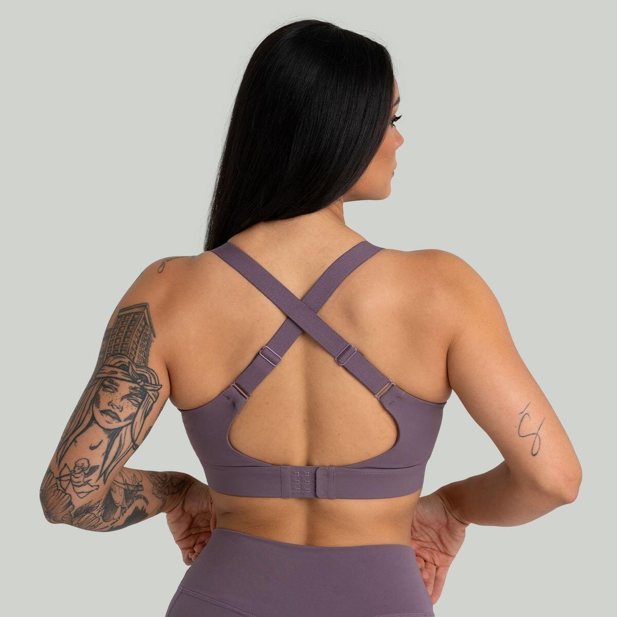Donna fitness reggiseno sportivo spalline regolabili Dusk 3/6