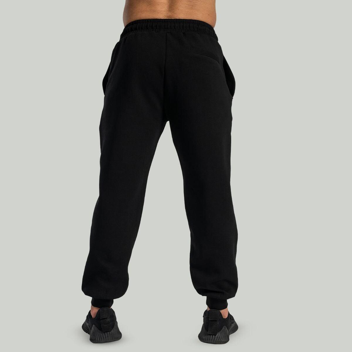 Uomo yoga joggers traspiranti Black Relaxed 3/5