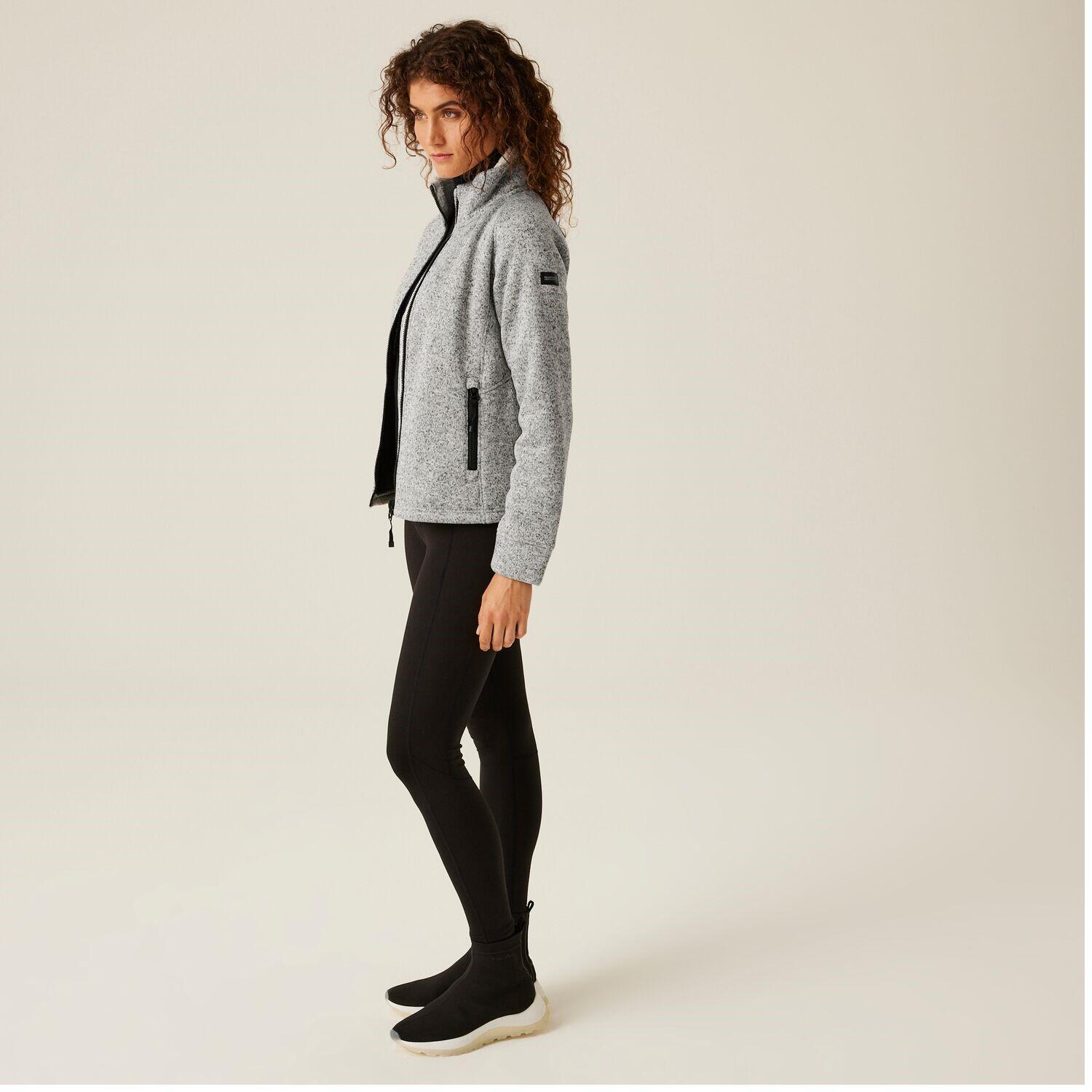 Regatta Emilide Strickfleecejacke mit Teddyfleece innen für Damen 2/7