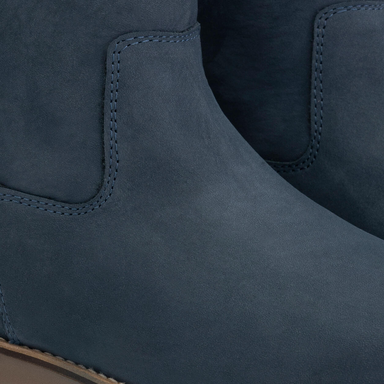 Louargat Donna - Stivaletti - Pelle - Blu 7/7