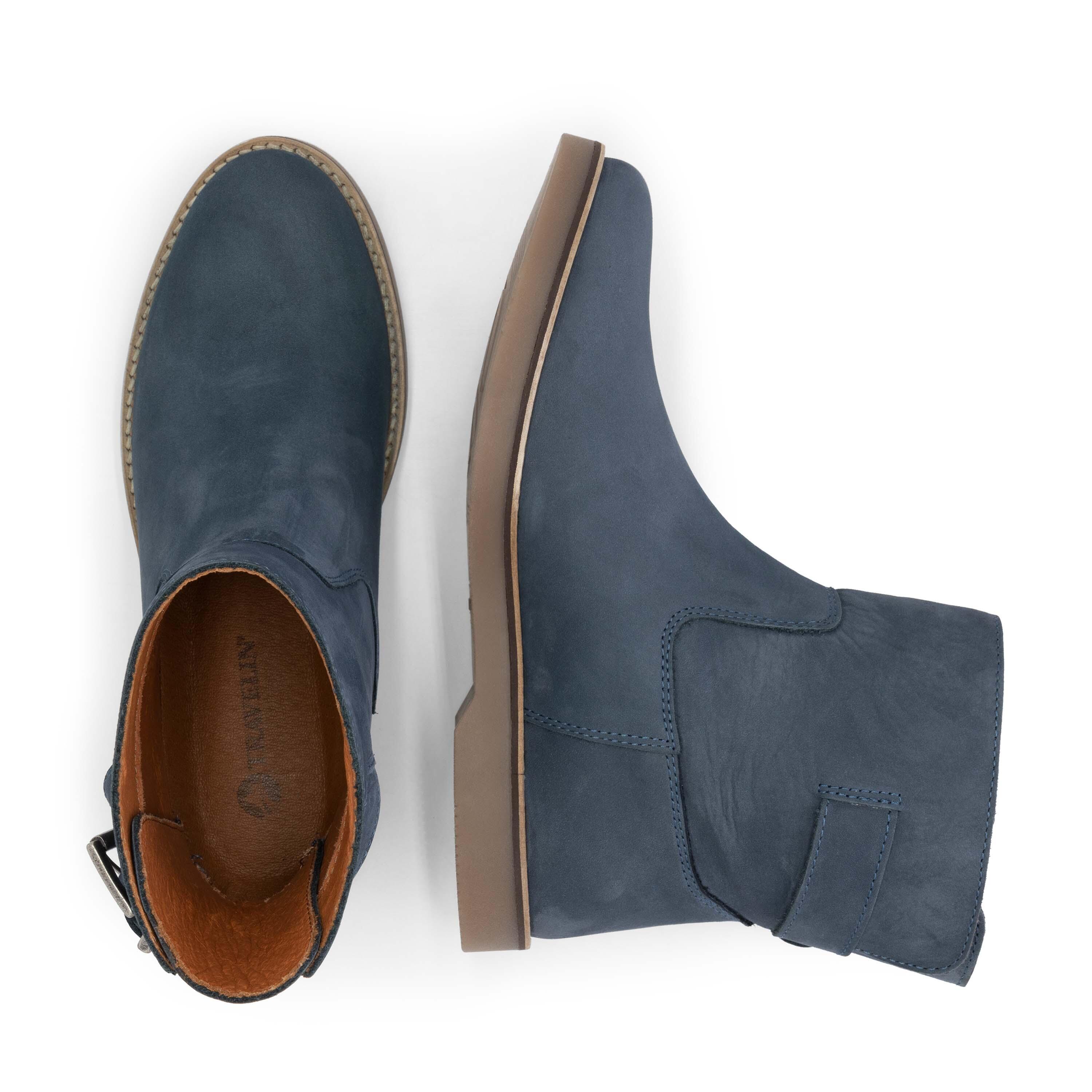 Louargat Donna - Stivaletti - Pelle - Blu 4/7