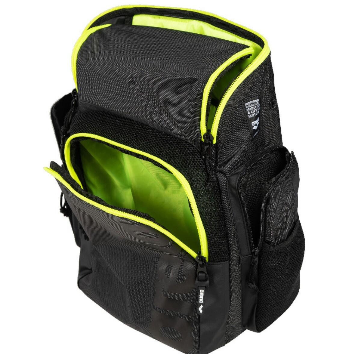 Mochila Arena Spiky III 35L Cinza/Amarelo 3/7