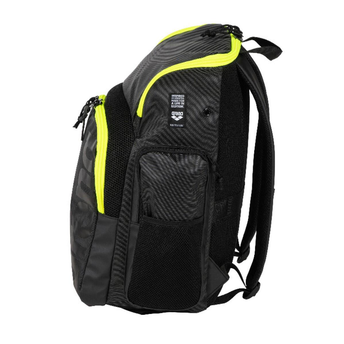 Mochila Arena Spiky III 35L Cinza/Amarelo 2/7