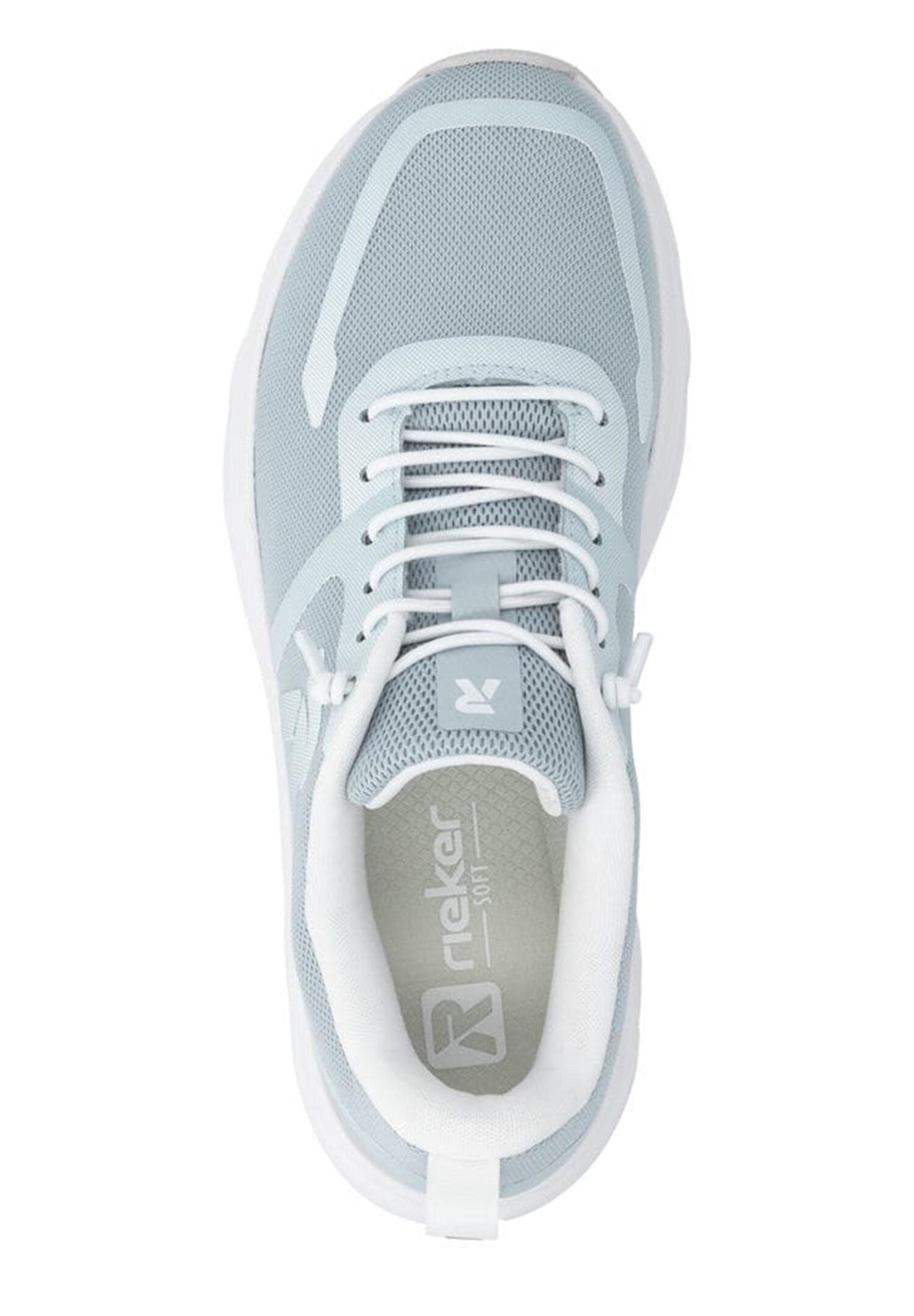 Rieker Damen Sneaker Low Sneaker Freizeit bequem Memory-Foam W3504-13 Blue 2/4
