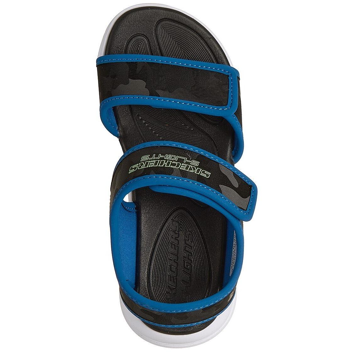 Sandały dla dzieci Skechers Sola Glow Sandal Camo Brigh 2/5