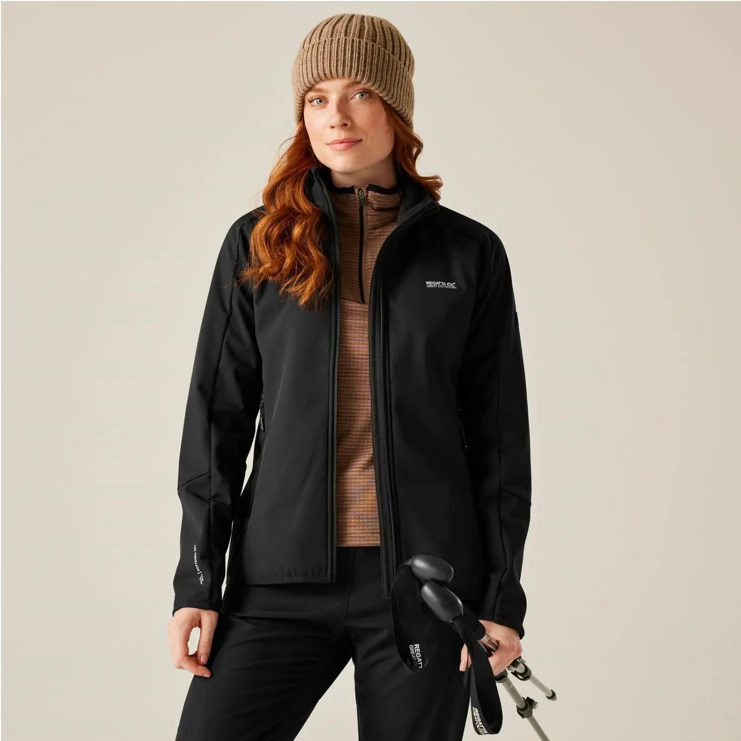 Veste softshell Moutdale imperméable coupe-vent respirante pour femme 2/7