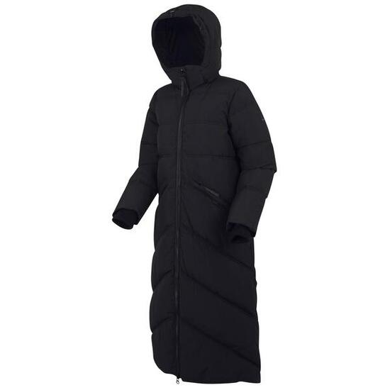 Ujeane Longline Wasserabweisende Steppjacke mit Kapuze für Damen