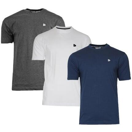 Lot de 3 t-shirts homme Vince, col rond, 100 % coton