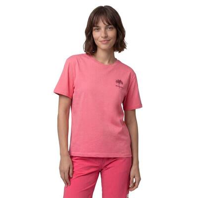 Dames katoenen gravel t-shirt met korte mouwen chaser-w red rood