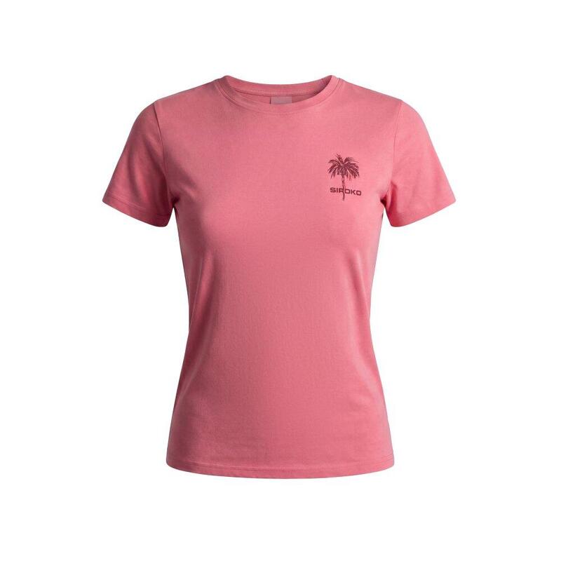 Tricou de ciclism gravel cu mânecă scurtă din bumbac pentru femei Chaser-W Re