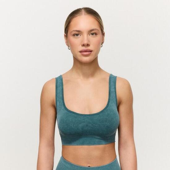 Donna fitness reggiseno sportivo sostegno medio Petrol Lift Seamless