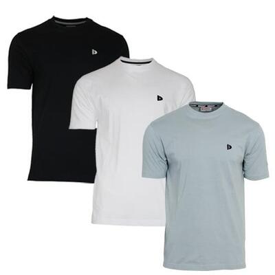 3-pack heren t-shirt vince ronde hals 100% katoen