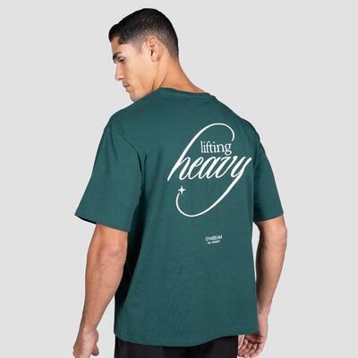Uomo fitness maglietta cotone Forest Lifting Heavy