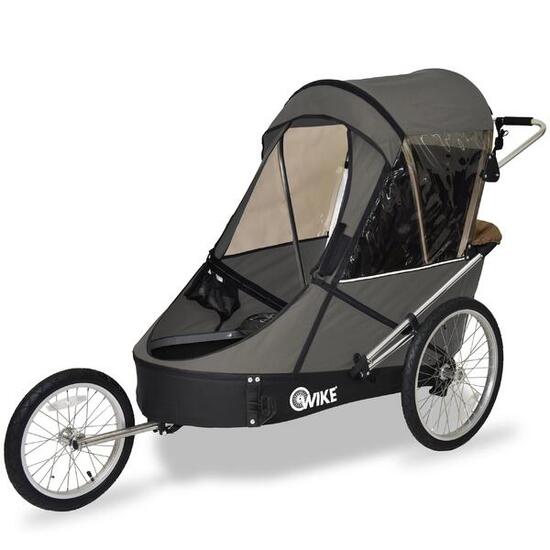 Remorque vélo WIKE pour besoins spéciaux - comprend poussette et kit de jogging