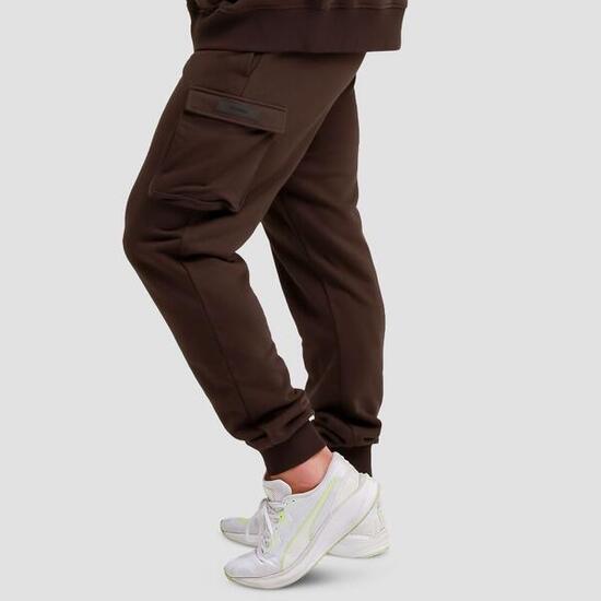 Uomo pantaloni sportivi marroni Utility