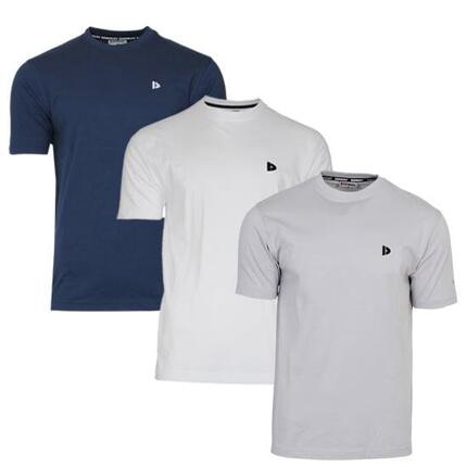Lot de 3 t-shirts homme Vince, col rond, 100 % coton