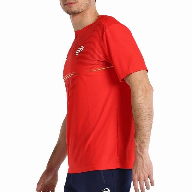 Bullpadel Fang Spanish National Padel Team T-shirt red XL 3/5