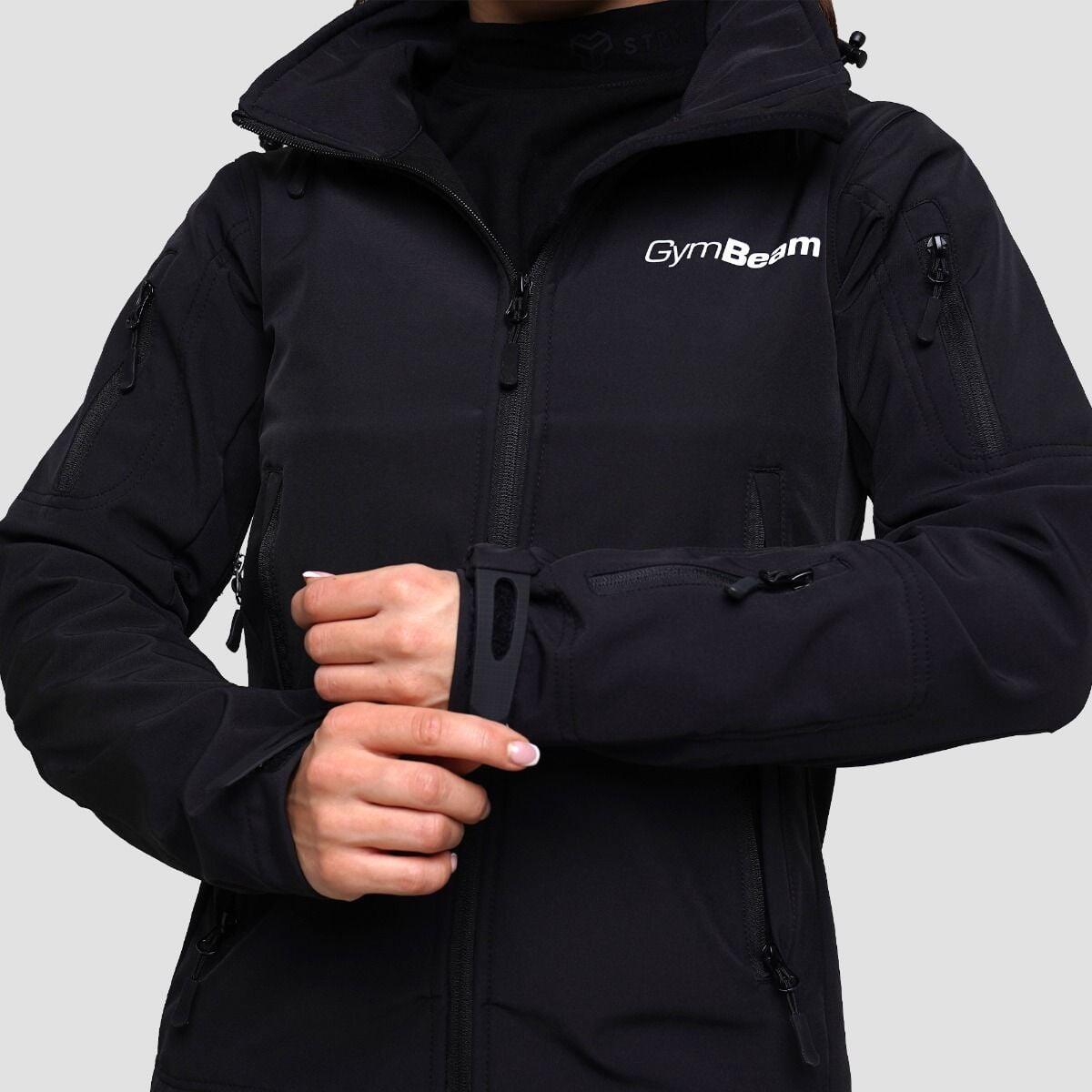 Donna escursionismo giacca softshell impermeabile Black 2/7