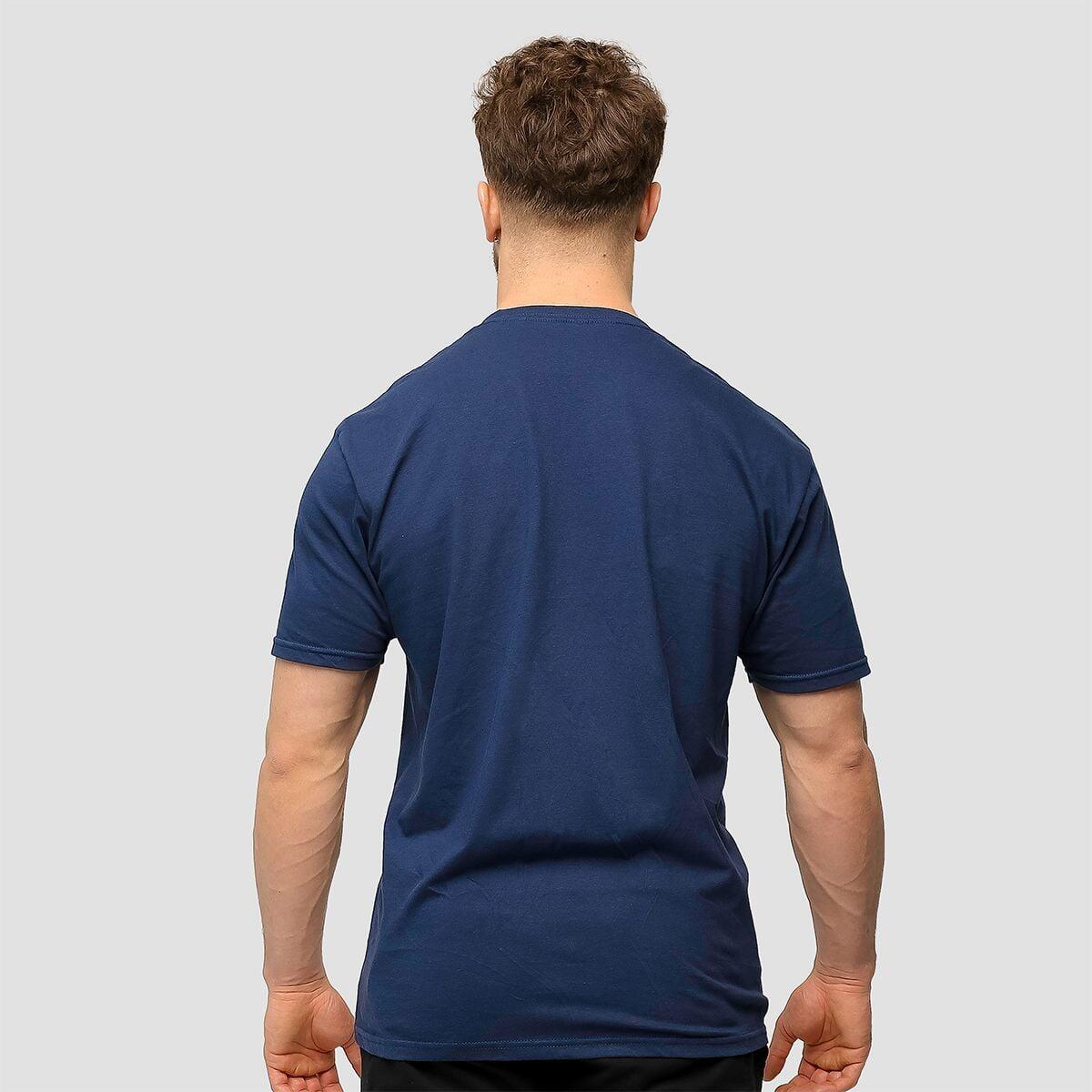Uomo t-shirt cotone Blue Basic 4/6