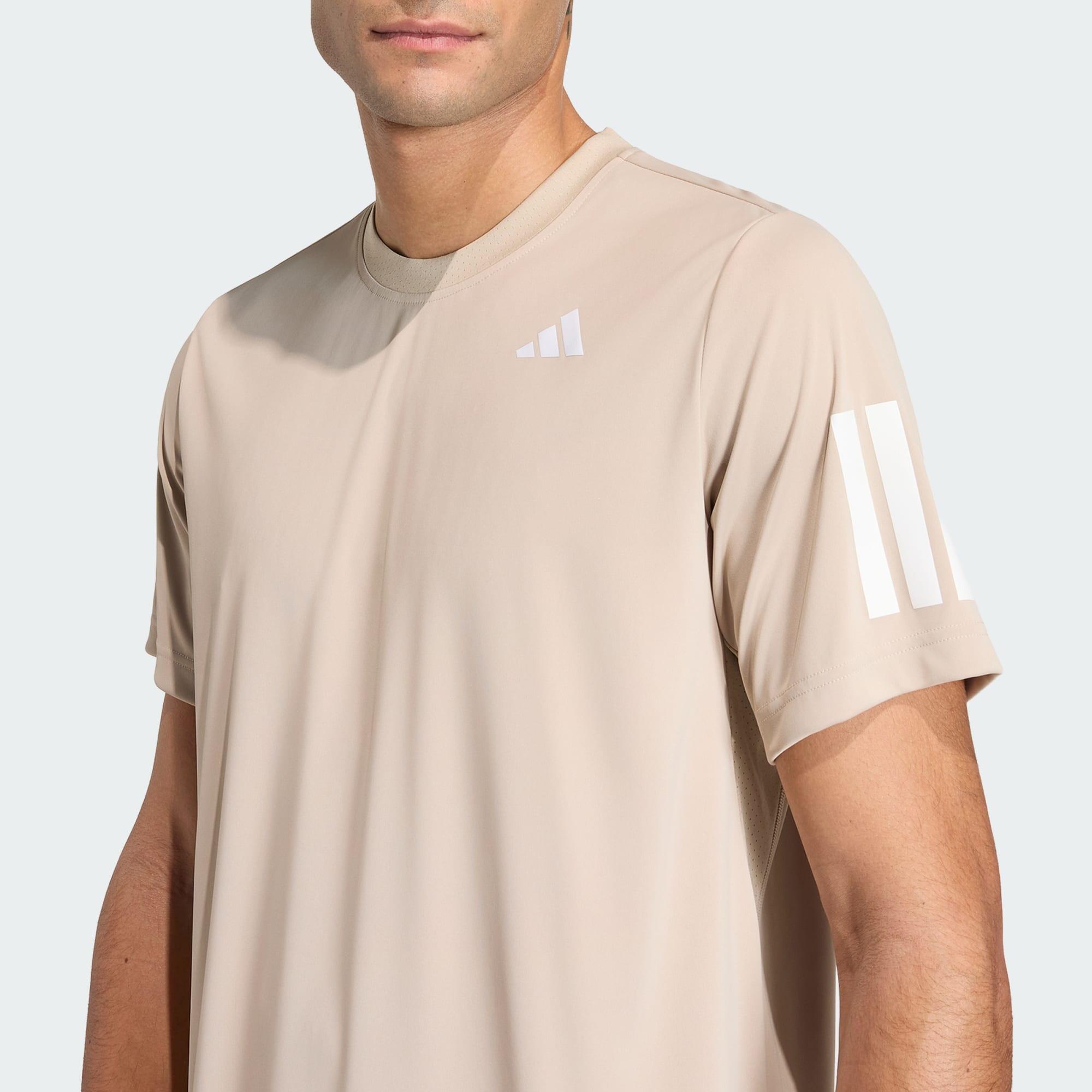 T-shirt Club Tennis Climacool com 3 riscas 4/5