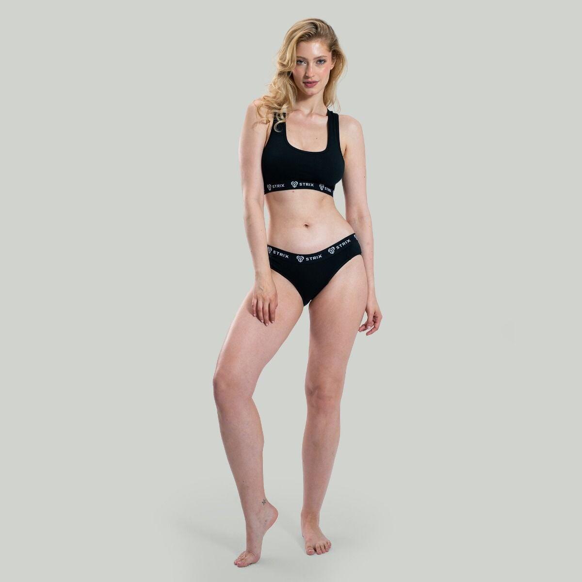 Donna slip traspirante nero Essential 5/6