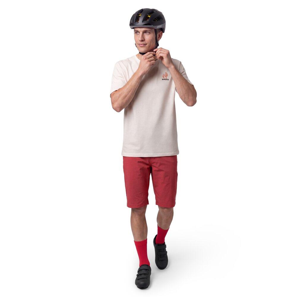Camiseta de gravel manga corta algodón hombre Chaser White Blanco 3/7