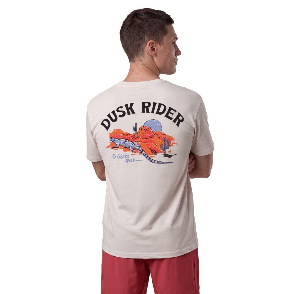 Camiseta de gravel manga corta algodón hombre Chaser White Blanco 2/7