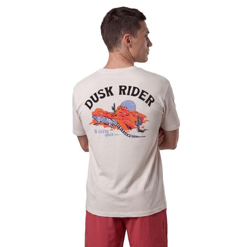 Tricou de ciclism gravel cu mânecă scurtă din bumbac pentru bărbați Chaser