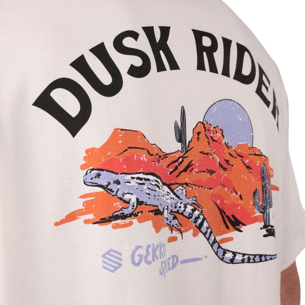 Camiseta de gravel manga corta algodón hombre Chaser White Blanco 5/7