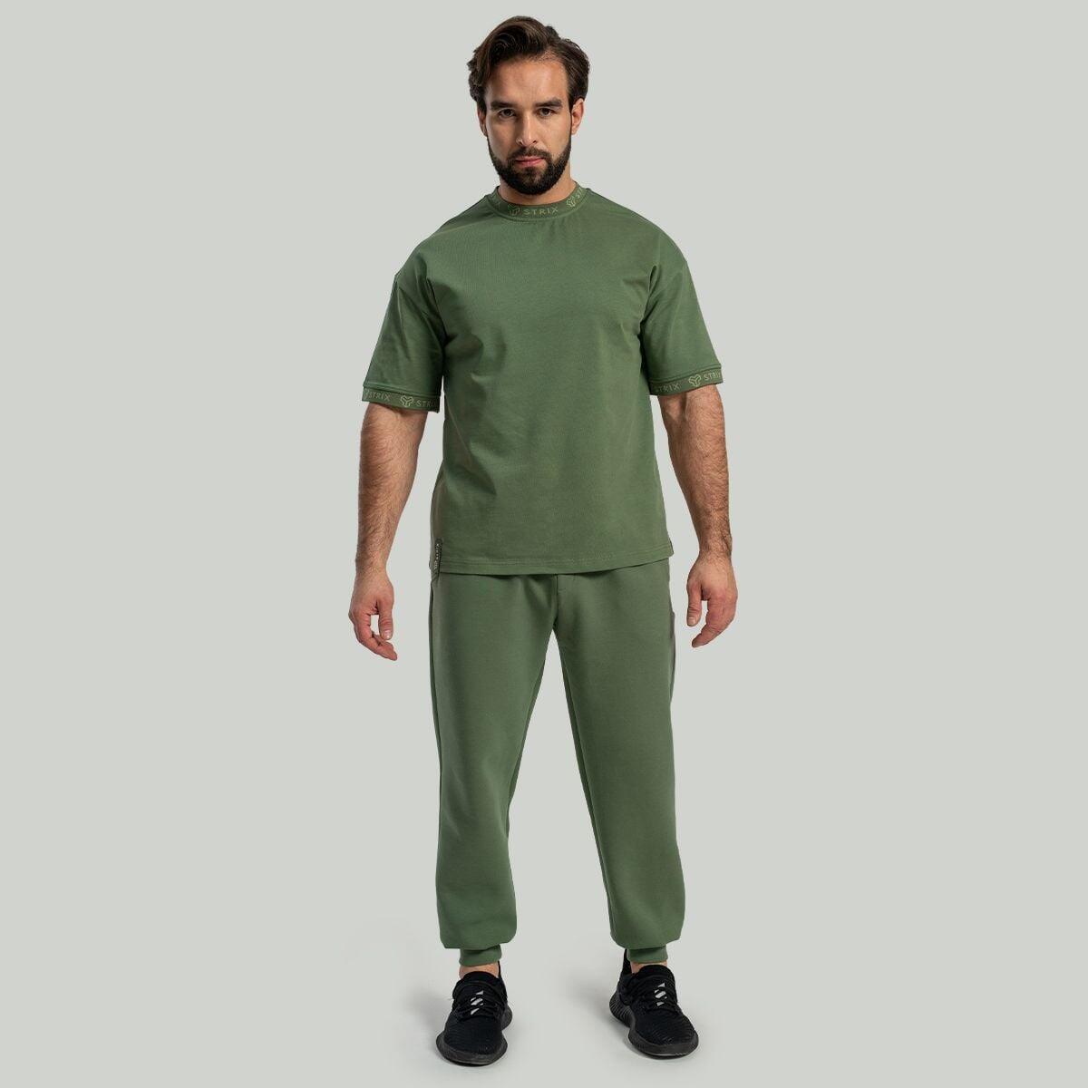 Uomo t-shirt traspirante verde 4/5