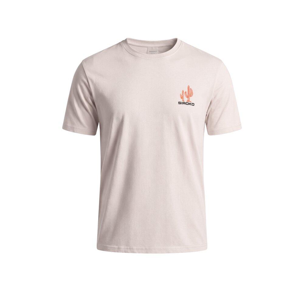 Camiseta de gravel manga corta algodón hombre Chaser White Blanco 6/7