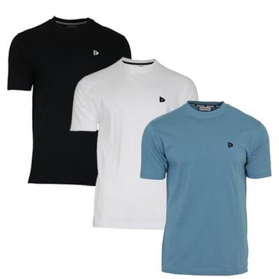 3-pack heren t-shirt vince ronde hals 100% katoen