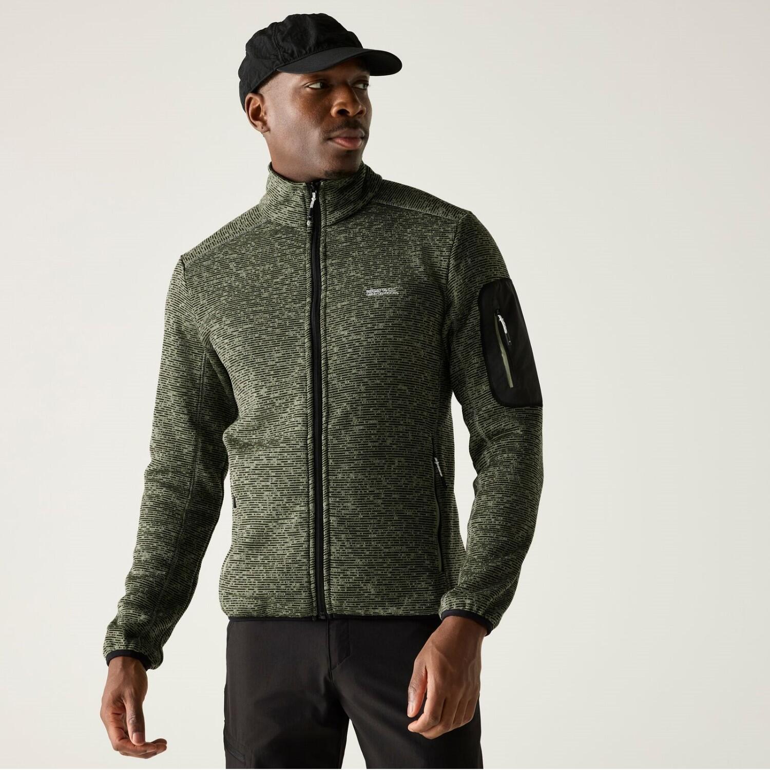 Felpa isolante da uomo Newhill in stretch con zip completa 2/7