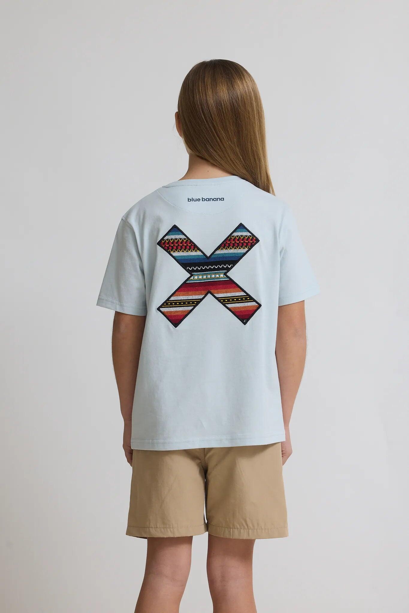 Camiseta Kids Blue Banana Ice Blue de Algodón 100% Orgánico 2/4