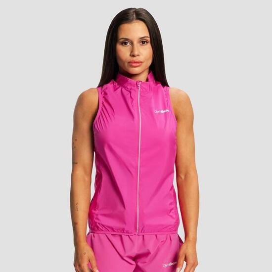 Donna running gilet antivento viola Pulse X