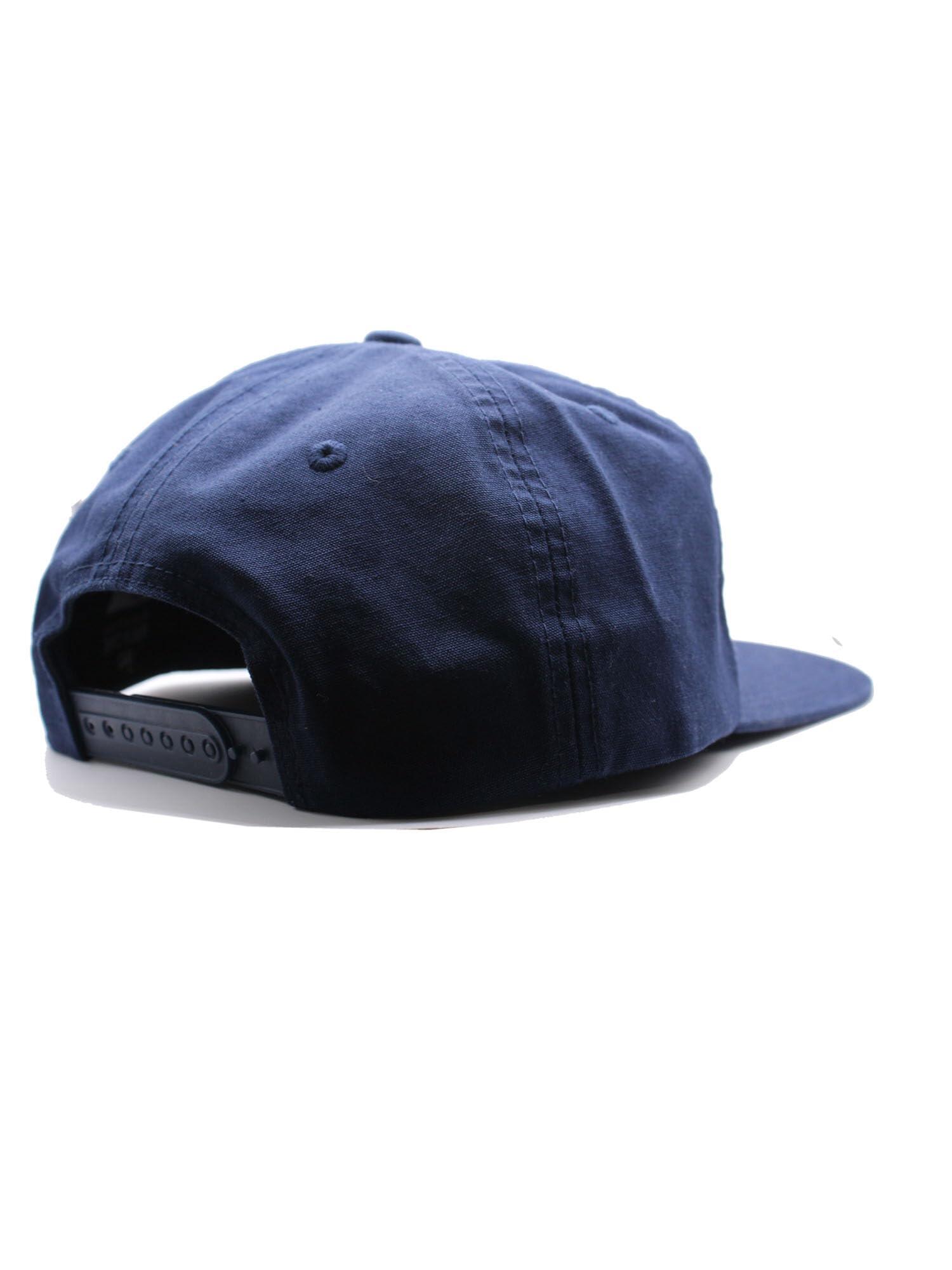 Casquette 5P unisexe - Coton bio - Taille unique (Bleu marine) 4/4