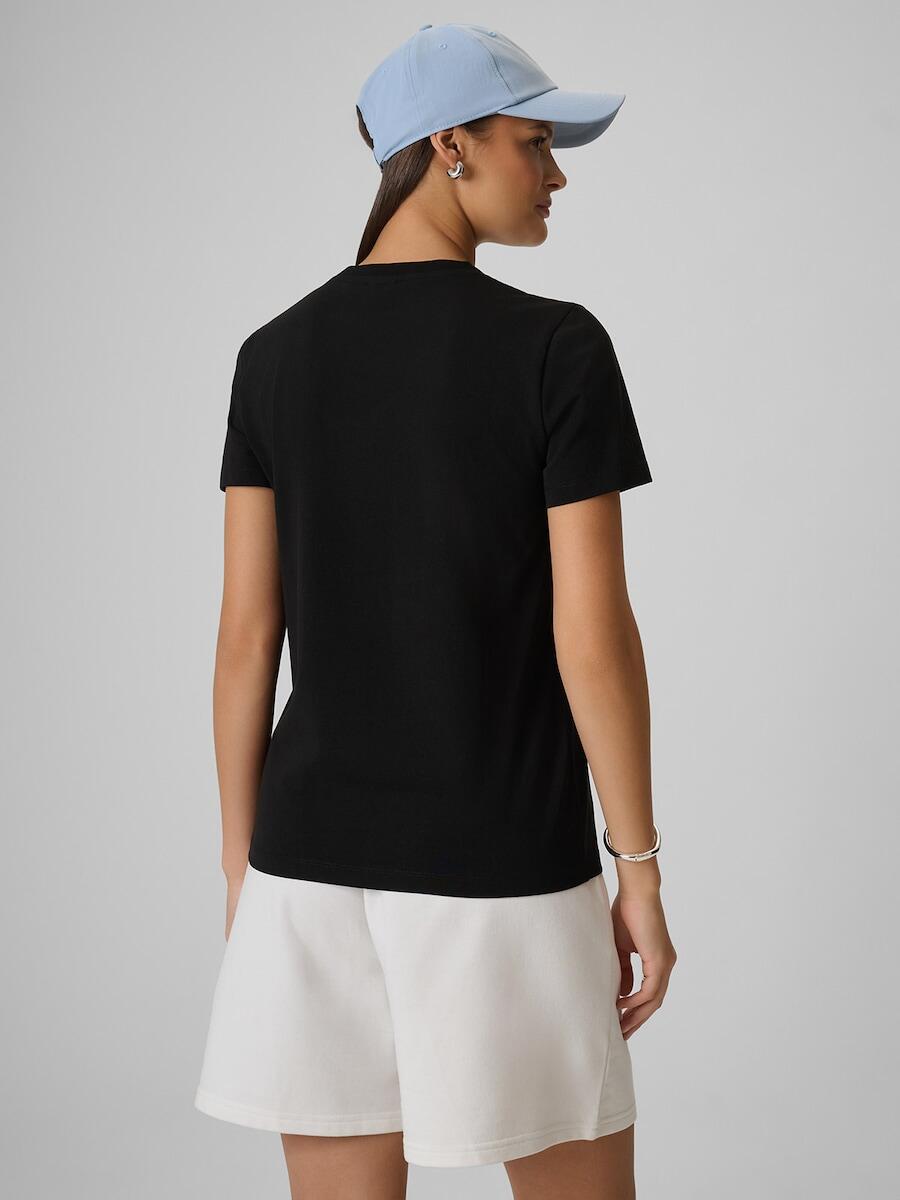 T-shirt regular gładki damski 4F 4FRMM00TTSHF3618 2/6