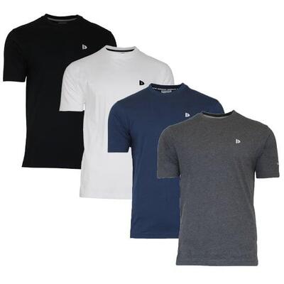 4-pack heren t-shirt vince ronde hals 100% katoen