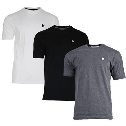 Lot de 3 t-shirts homme Vince, col rond, 100 % coton