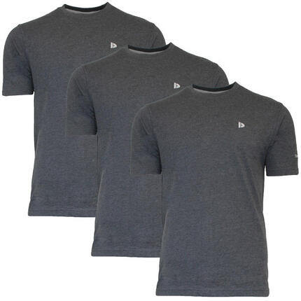 Lot de 3 t-shirts homme Vince à col rond, 60 % coton / 40 % polyester