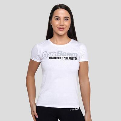 Donna t-shirt traspirante bianca Pure Ambition