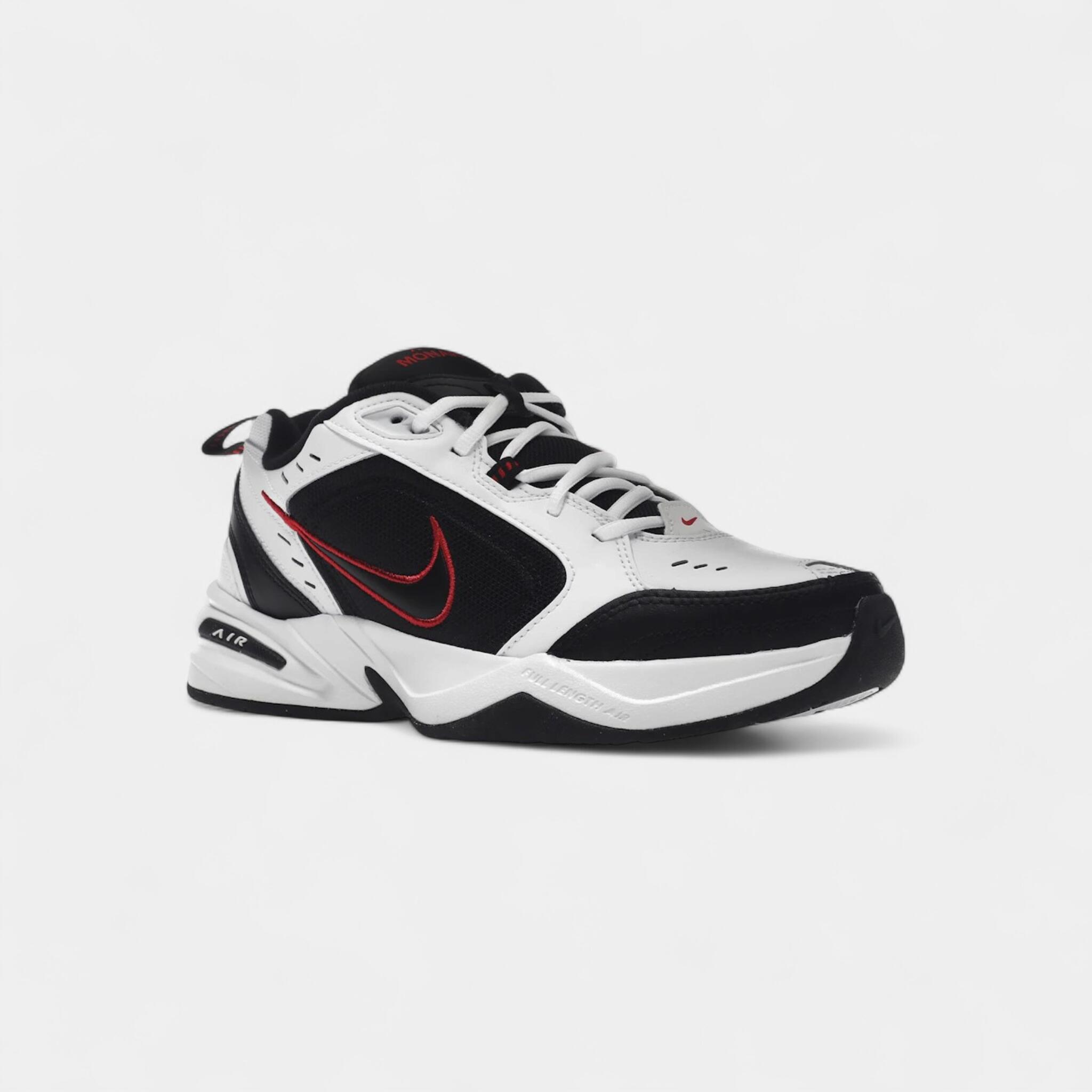 Nike Air Monarch IV White Black 2/5