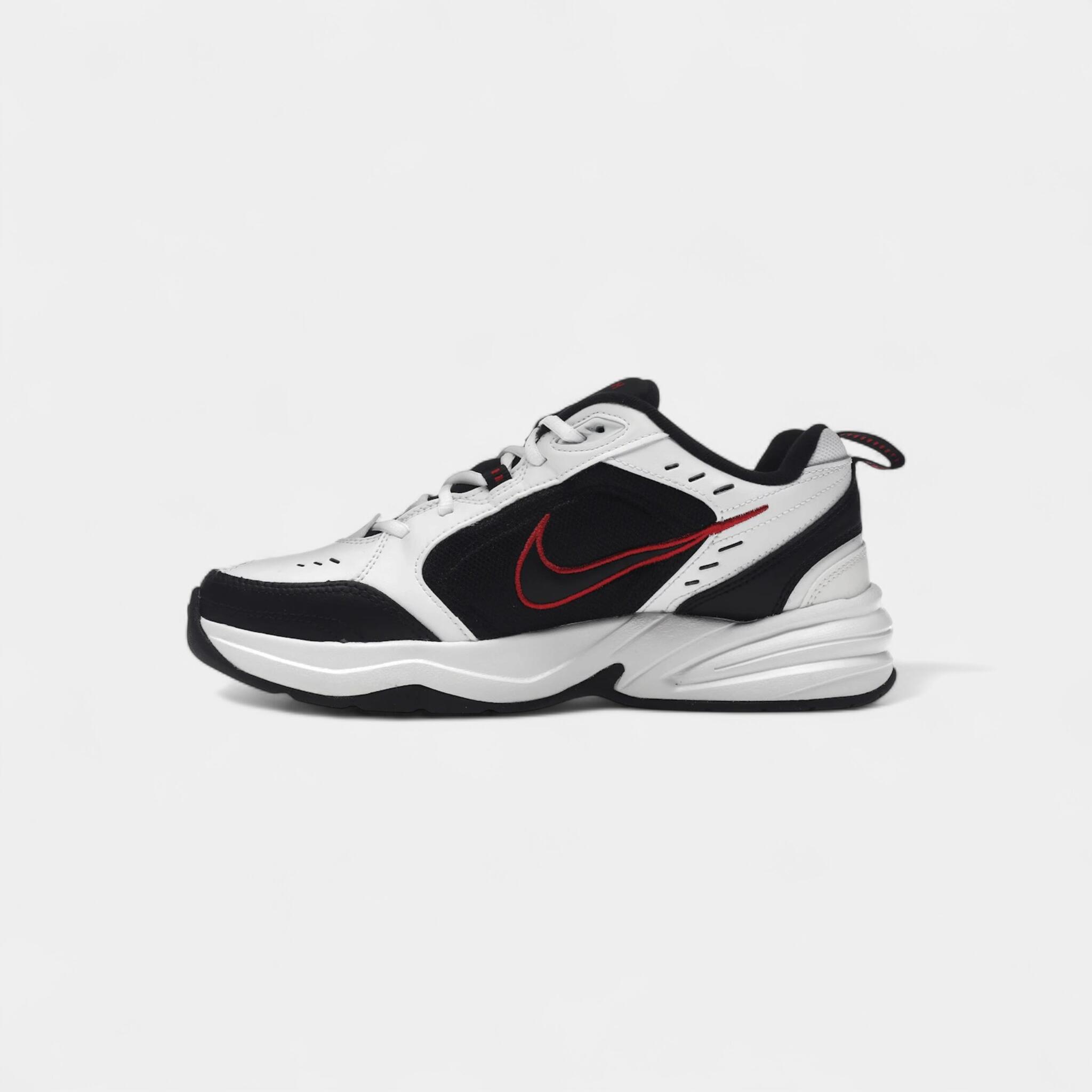 Nike Air Monarch IV White Black 4/5
