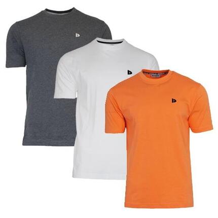 Lot de 3 t-shirts homme Vince, col rond, 100 % coton